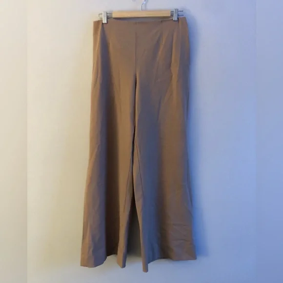 Ralph Lauren Black Label Camel wool Wide-Leg Pants - Picture 1 of 5